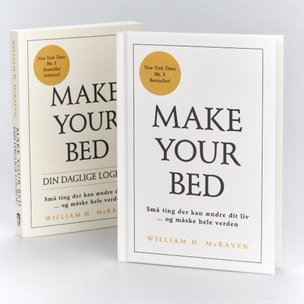 Billede af Make Your Bed Bog+Dagbog Bogpakke (dansk udgave)